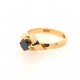Pre Owned 18ct Black Diamond Ring ZX646 Pre Owned 18ct Black Diamond Ring ZX646
